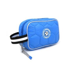 CARTUCHERA TRENDY ESCOLAR FUTBOL COD 17635 AZUL - Imagen 2