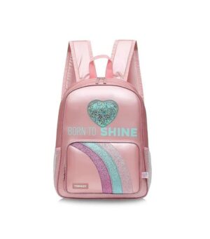 MOCHILA TRENDY BORN TO SHINE URBANA ESCOLAR COD 17616 ROSA