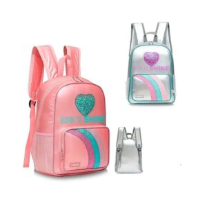 MOCHILA TRENDY BORN TO SHINE URBANA ESCOLAR COD 17616 ROSA - Imagen 3