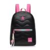 MOCHILA TRENDY METALIZADA URBANA ESCOLAR COD 17626 NEGRO