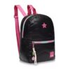 MOCHILA TRENDY METALIZADA URBANA ESCOLAR COD 17626 NEGRO - Imagen 2