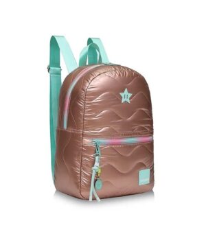 MOCHILA TRENDY METALIZADA URBANA ESCOLAR COD 17626 ROSA - Imagen 2