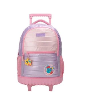 MOCHILA TRENDY CON CARRITO ESCOLAR BASE REFORZADA COD 28030