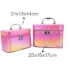 ORGANIZADOR BEAUTY TRENDY SET X 2  COFRE COD 17723 FUCCIA - Imagen 4