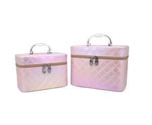 ORGANIZADOR BEAUTY TRENDY SET X 2  COFRE COD 17723 ROSA - Imagen 4