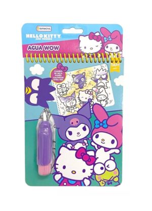 HELLO KITTY AQUA WOW  COLOREA SOLO CON AGUA COD 0523