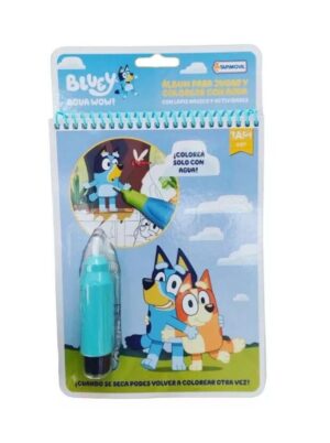 BLUEY AQUA WOW COLOREA SOLO CON AGUA COD 01190