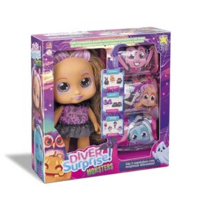 MUÑECA DIVER SURPRISE  MONSTERS LOBELIA MORENA COD DIV127