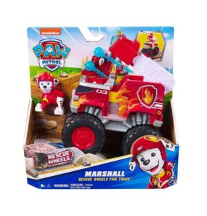 PAW PATROL VEHICULO CON FIGURA RESCUE WHEELS COD 17776 MARSHAL