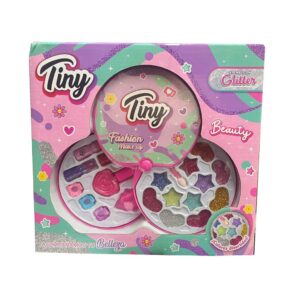 TINY SET DE MAQUILLAJE BEAUTY CON GLITTER COD 3311