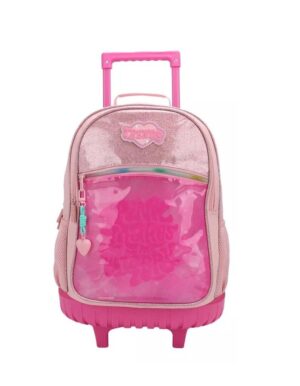 MOCHILA TRENDY CON CARRITO ROSA BASE REFORZADA COD 28040