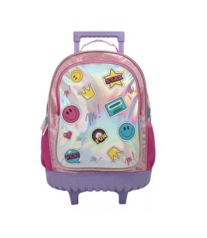 MOCHILA MUAA EMOJIC CON CARRITO 18 PULG COD 28054