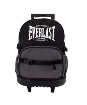 MOCHILA EVERLAST NEGRA CON CARRITO BASE REFORZADA COD 28064