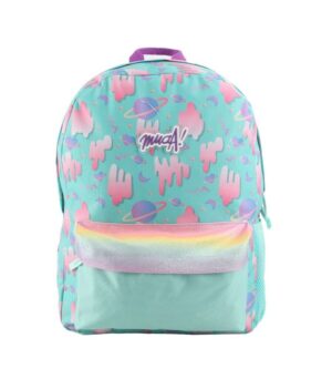 MOCHILA MUAA ESCOLAR  URBANA ESPALDA COD 28060 AQUA