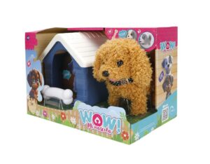 PELUCHE PERRO INTERACTIVO WOW MASCOTA CON CASITA COD IK0689 MA - Imagen 2