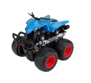 VEXXO CUATRIMOTO VEHICULO PULL BACK COD IK0696 AZUL