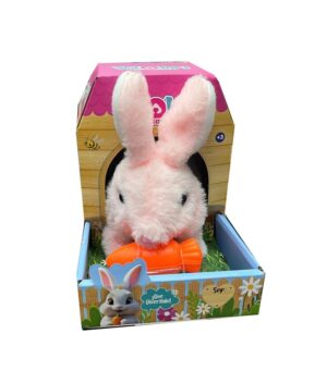 PELUCHE CONEJO INTERACTIVO WOW MI MASCOTA  COD IK0691 ROSA