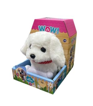 PELUCHE PERRO INTERACTIVO WOW MI MASCOTA  COD IK0693 BLANCO - Imagen 2