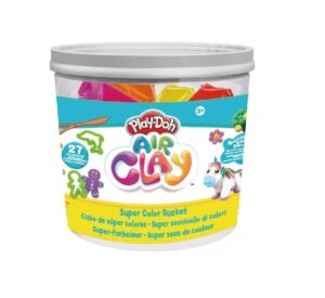 MASA PLAY DOH AIR CLAY BUCKET BALDE 15 MASAS COD 9083