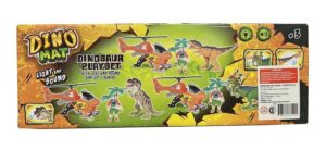SET DINOSAURIO CON HELICOPTERO Y FIGURA LUZ SONID VR2 IK0111 MODELO 2 - Imagen 3