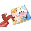 JUEGO DE ENCASTRE MADERA ANIMALES DE LA GRANJA COD 0012 - Imagen 2