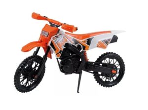 MOTO MEGA CROSS KENDY CON SUSPENCION 35 CM COD KEN23 NARANJ