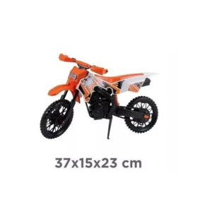 MOTO MEGA CROSS KENDY CON SUSPENCION 35 CM COD KEN23 NARANJ - Imagen 2