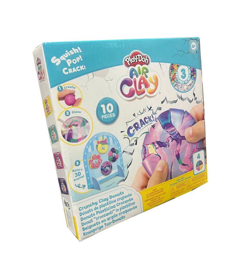 MASA PLAY DOH AIR CLAY DONUTS DE PLASTILINA CRUJIENTE COD 9307 - Imagen 2
