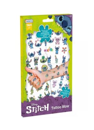 STITCH TATTOO WOW METALIZADOS BRILLANEN LA OSCURIDAD COD 0151