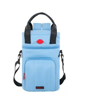 MOCHILA BOLSO MATERA LAS OREIRO PORTA TERMO COD 18466 CELESTE