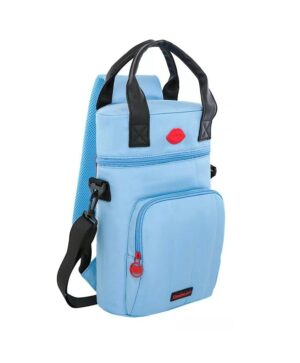 MOCHILA BOLSO MATERA LAS OREIRO PORTA TERMO COD 18466 CELESTE - Imagen 2