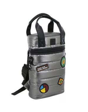 MOCHILA BOLSO MATERA DISCOVERY WORLD BIGGER COD 18463 GRIS - Imagen 2