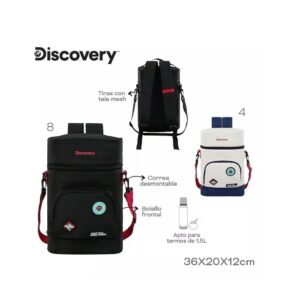 MOCHILA BOLSO MATERA DISCOVERY PORTA TERMO COD 18465 HUESO - Imagen 4