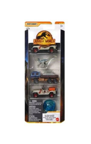 MATCHBOX JURASSIC WORLD BLISTER X 5 COD 1806 TODO TERRENO