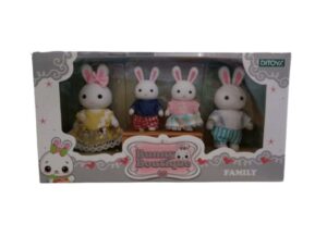 SET BUNNY BOUTIQUE LA FAMILIA CONEJO FIGURAS X 4 COD 2840