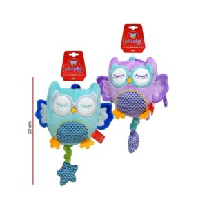 CUNERO PELUCHE  MUSICAL BUHO PHI PHI TOYS 8717 TURQUESA - Imagen 3