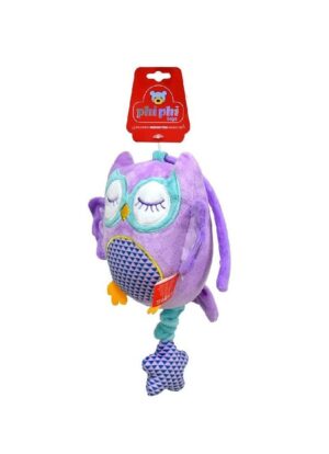 CUNERO PELUCHE MUSICAL  BUHO PHI PHI TOYS 8717 VIOLETA - Imagen 2