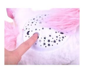 PELUCHE UNICORNIO PROYECTOR MUSICAL LUZ Y ESTRELLAS COD OKBB0332 - Imagen 3