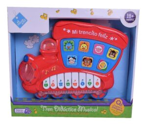 EL DUENDE AZUL TREN DIDACTICO MUSICAL VR1 6011 TREN ROJO