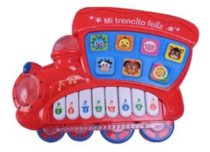 EL DUENDE AZUL TREN DIDACTICO MUSICAL VR1 6011 TREN ROJO - Imagen 2