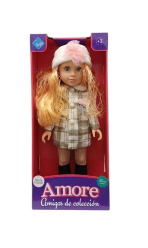 MUNECA COLECCION AMORE MODA Y ESTILO 45 CM VR8 7560 MOD 10