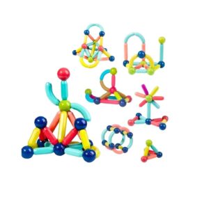 MAGNETIC JR BLOQUES CONECTORES MAGNETICOS 42 PIEZAS COD MAG007 - Imagen 2