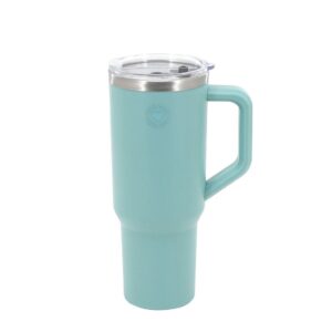 VASO TERMICO TRENDY 1200 ML CON TAPA Y MANIJA COD 18482 MINT