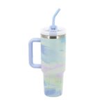 VASO TERMICO TRENDY 1200 ML MANIJA Y SORBETE COD 18458 AQUA