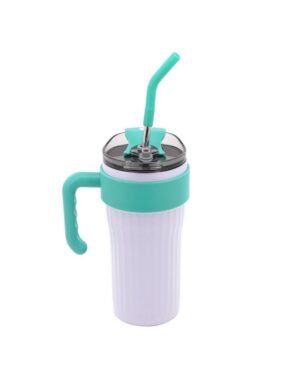 VASO TERMICO TRENDY CON MANIJA Y SORBETE COD 18440 LILAC - Imagen 4