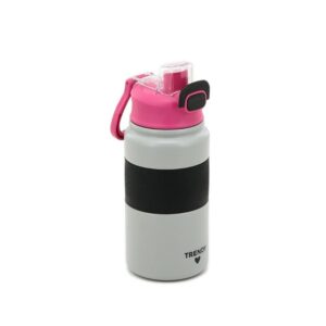BOTELLA TERMICA TRENDY 600 ML TAPA CON PICO COD 18441 GRIS