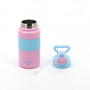 BOTELLA TERMICA TRENDY 600 ML TAPA CON PICO COD 18441 ROSA - Imagen 2