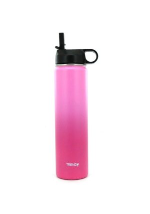 BOTELLA TERMICA TRENDY 800 ML CON PICO COD 12514 ROSA FUCSIA - Imagen 3