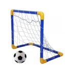 SET ARCO DE FUTBOL PARA ARMAR CON PELOTA E INFLADOR COD 7660
