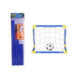SET ARCO DE FUTBOL PARA ARMAR CON PELOTA E INFLADOR COD 7660 - Imagen 2